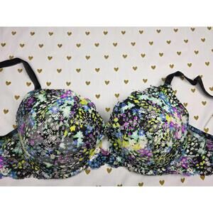 Victorias Secret DREAM ANGELS Sexy Floral 36D Push Up Bra